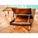 Ver imagem 7 de Kit 4 Cadeiras e Mesa Ascoli, 2 Espreguiçadeiras Bona e Mesa com Ombrelone - Piscina, Jardim, Á - Ta