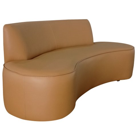 Sofá 04 Lugares 230cm Mônaco Corano Caramelo - Casaepoltrona