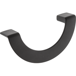 Puxador Altero M1188-80 Preto Fosco - 1