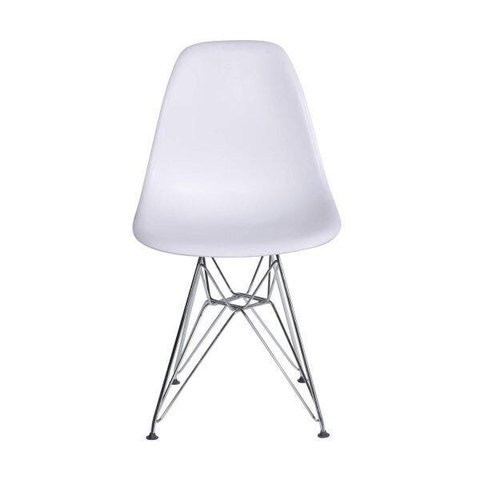 Cadeira Eames Base Eiffel Branco