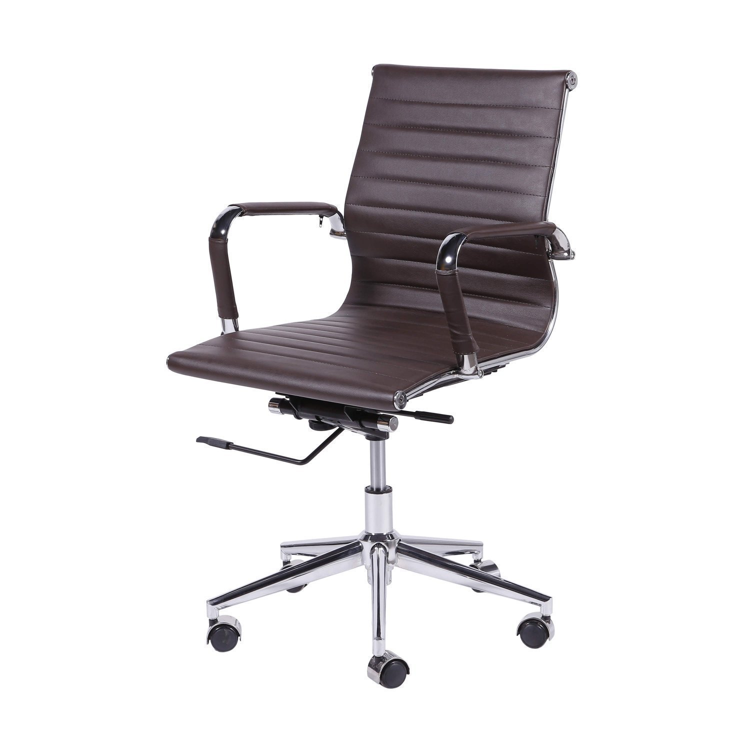 Cadeira para Escritório Diretor Esteirinha com Relax Corino 3301 Or Design - 2