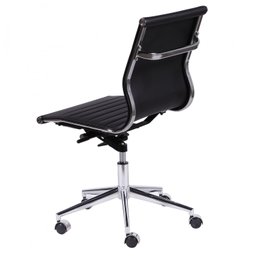Cadeira Escritório Diretor Esteirinha Rodízio Relax Corino 3301 - 4
