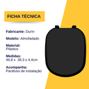 Ver imagem 3 de Assento Tampa Vaso Sanitário Sabatini Icasa Almofadado Preto Durín