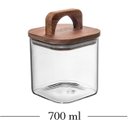 Ver imagem 4 de Pote Hermético de Borossilicato com Tampa em Acácia 700 Ml - Wolff