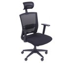 Ver imagem 1 de Cadeira Escritorio Presidente Ergonômica NR17 Tela Mesh 3317 Preto