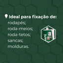 Ver imagem 4 de Kit 3 Cola para Rodapé 280ml Unipega Adesivo Pvc Mdf