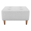 Ver imagem 7 de Puff para Sala Piva 62 Cm Tecido Boucle F492 Natural Milani Store