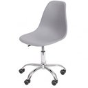 Ver imagem 4 de Cadeira Escritório Eames Giratória com Rodízio Dkr
