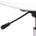 Ver imagem 5 de Cadeira Escritório Eames Giratória com Rodízio Dkr Branco