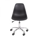 Ver imagem 3 de Cadeira Escritório Eames Giratória com Rodízio Dkr Preto