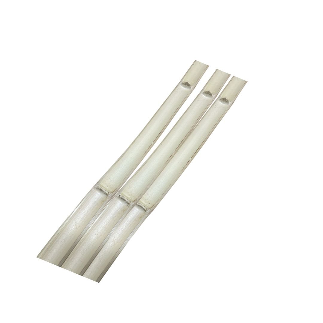 Ripa de Bambu para Artesanato: 1mt X 2.5 a 3.5cm - 20un - 2