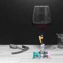 Ver imagem 2 de Kit com 6 Marcador para Taça de Vinho Colorido Silicone