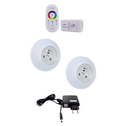 Kit2 Led Smd Rgb 95mm com Módulo e Fonte - 4