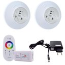 Ver imagem 1 de Kit2 Led Smd Rgb 95mm com Módulo e Fonte