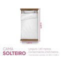 Ver imagem 3 de Lençol Malha Solteiro 2 Peças Isa C/ Rose Bella Enxovais 000024143