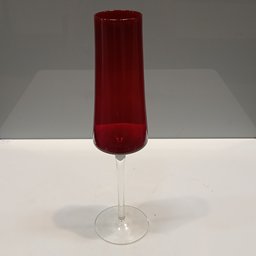 Jg 2pç Taças Champanhe Home&co Latour Vidro 210ml 26x7x7cm Vermelho - 6