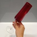 Ver imagem 5 de Jg 2pç Taças Champanhe Home&co Latour Vidro 210ml 26x7x7cm Vermelho