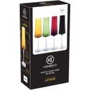 Ver imagem 2 de Jg 2pç Taças Champanhe Home&co Latour Vidro 210ml 26x7x7cm Vermelho