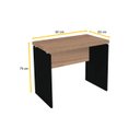 Ver imagem 2 de MESA P/ ESCRITÓRIO 90X60 PANDIN PE40 - NATURALLE M900PE40