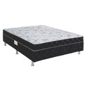 Ver imagem 1 de Cama Box Conjugado Casal: Colchão Molas Bonnel Springs Black (138x188x41) Pelmex