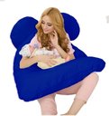 Ver imagem 4 de Almofada Extra Grande P/grávida Dormir De Lado Envio Rápido - Azul escuro