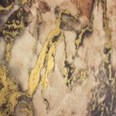 Ver imagem 4 de Papel de Parede Efeito Manchado Marrom e Dourado+ Cola Inclusa- Vinilico Lavável