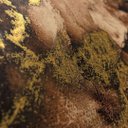 Ver imagem 2 de Papel de Parede Efeito Manchado Marrom e Dourado+ Cola Inclusa- Vinilico Lavável