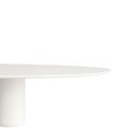 Ver imagem 2 de Mesa de Jantar Oásis Orgânica Cilíndrica Laca Branca 160x90 Cm