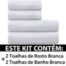 Toalhas de Banho e Rosto Chronos em Algodão Kit 4 Peças Atlântica - 3