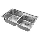 Ver imagem 2 de Cuba de Sobrepor Dupla Franke Bell 86x48 30 Litros e 24 Litros Inox