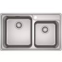 Ver imagem 1 de Cuba de Sobrepor Dupla Franke Bell 86x48 30 Litros e 24 Litros Inox