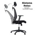 Ver imagem 4 de Cadeira de Escritório Presidente em Tela 0243 Ergomax