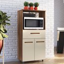 Ver imagem 2 de Balcao Multiuso Forno 2p 1g 60 Cm Luna Savana Off White Mobbs
