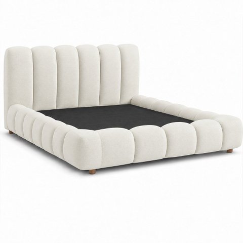 Cama Japonesa com Cabeceira Queen Nuvem Facto Off White - Sallar Home