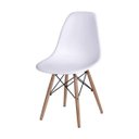 Ver imagem 1 de Cadeira Eames Base de Madeira Branco