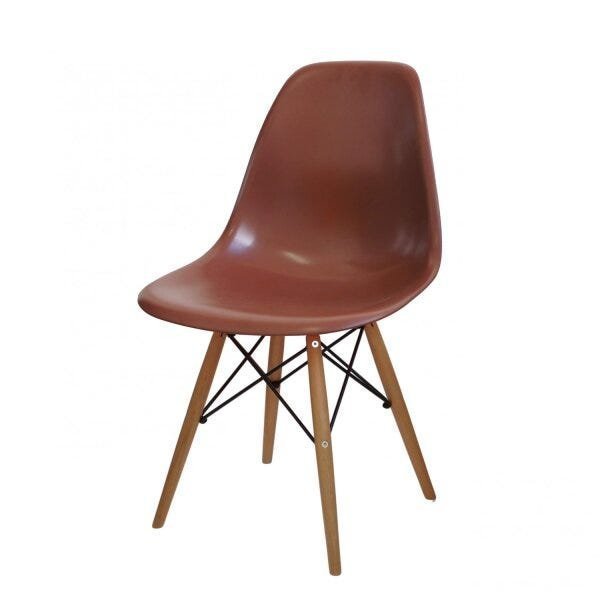 Cadeira Eames Base de Madeira 