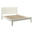 Ver imagem 2 de Cama Queen Topázio 1,60 Branco/freijó em Madeira Pinus - Finestra