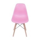 Ver imagem 3 de Cadeira Dkr PP Base Madeira – Assento em Polipropileno, Design Moderno, Suporta 120kg