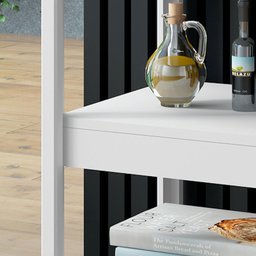 Aparador Buffet 2 Gavetas Ditália BA135 Branco SE - 7 Aparador Buffet 2 Gavetas Ditália BA135 Branco SE - 7