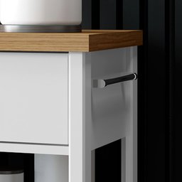 Aparador Buffet 2 Gavetas Ditália BA135 Branco SE - 5 Aparador Buffet 2 Gavetas Ditália BA135 Branco SE - 5