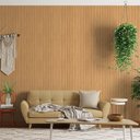 Ver imagem 2 de Papel de Parede Vinilico PP207 Ripado Madeira Clara Sonho Boradecor