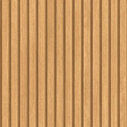 Papel de Parede Vinilico PP207 Ripado Madeira Clara Sonho Boradecor - 1