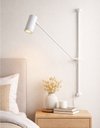 Ver imagem 5 de Arandela de Parede Stelo Branco Moderna Minimalista para Ambientes Internos e Projetos