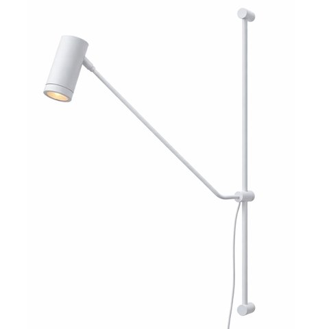 Arandela de Parede Stelo Branco Moderna Minimalista para Ambientes Internos e Projetos