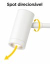 Ver imagem 3 de Arandela de Parede Stelo Branco Moderna Minimalista para Ambientes Internos e Projetos