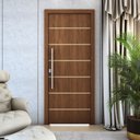 Ver imagem 2 de Porta Frisada R50VL 210x80 de Madeira com MDF Acabamento UV:Imbuia