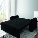 Ver imagem 2 de Sofá Cama Beny Versátil 2 Lugares em Veludo Selmer