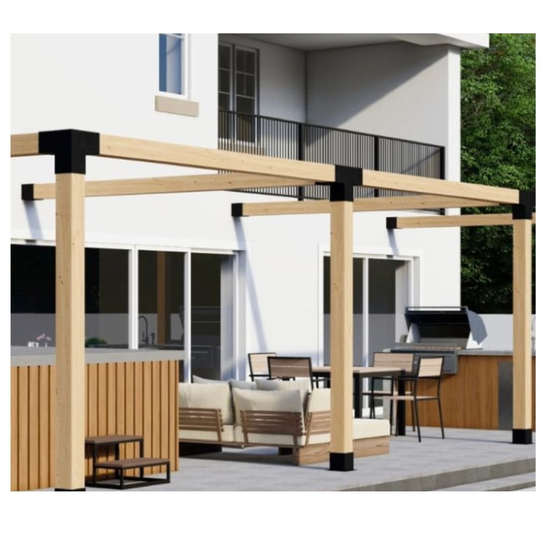 Pérgola Popsteel Parede Dupla Slim - 3