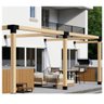Pérgola Popsteel Parede Dupla Slim - 3
