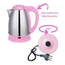 Ver imagem 3 de Chaleira Jarra Elétrica Bak Inox 1.8l 110v 1100w Café Rosa
